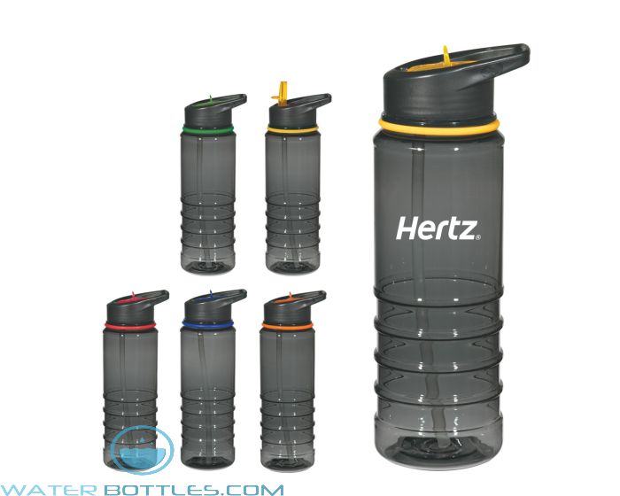 Gripper Bottles With Straw, 24 oz, Custom Water bottles